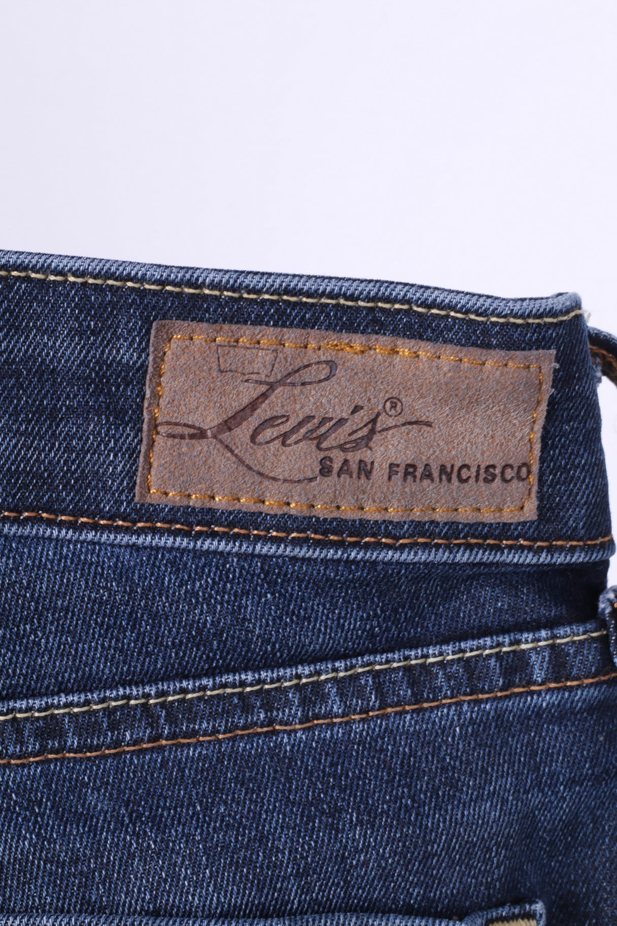 Levis San Francisco Womens 28 Trousers Denim Jeans Navy Denim Curve St –  RetrospectClothes