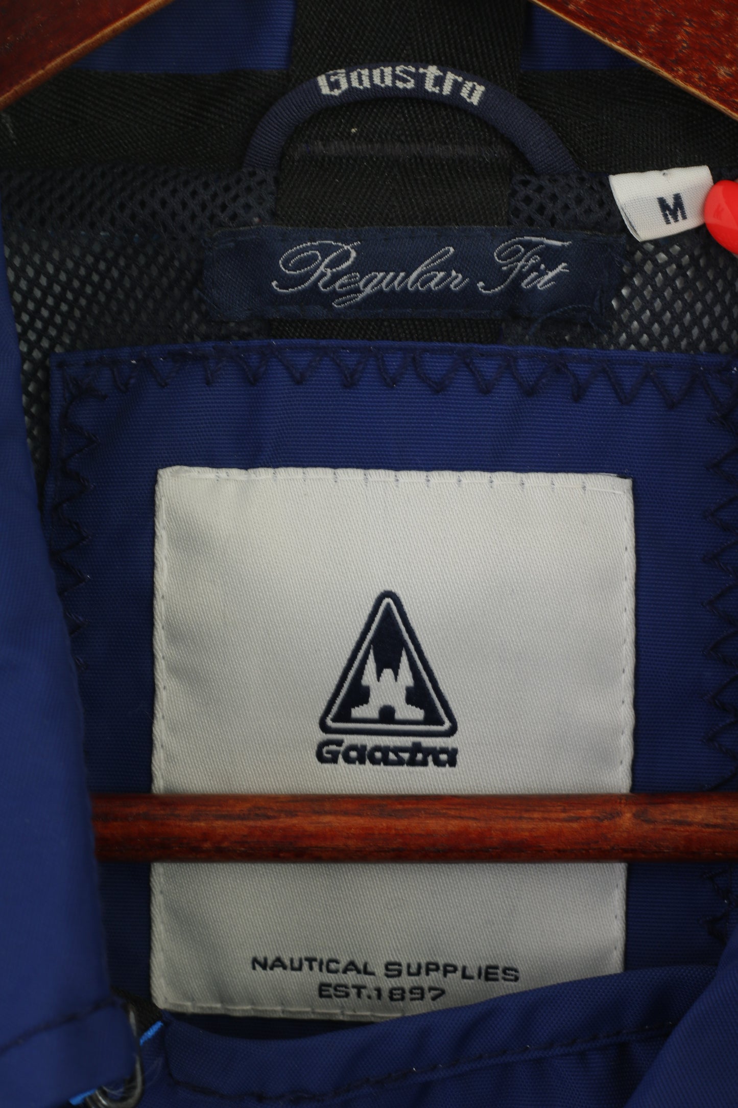 Gaastra M Jacket Blue Nylon Waterproof Regular Suppli –