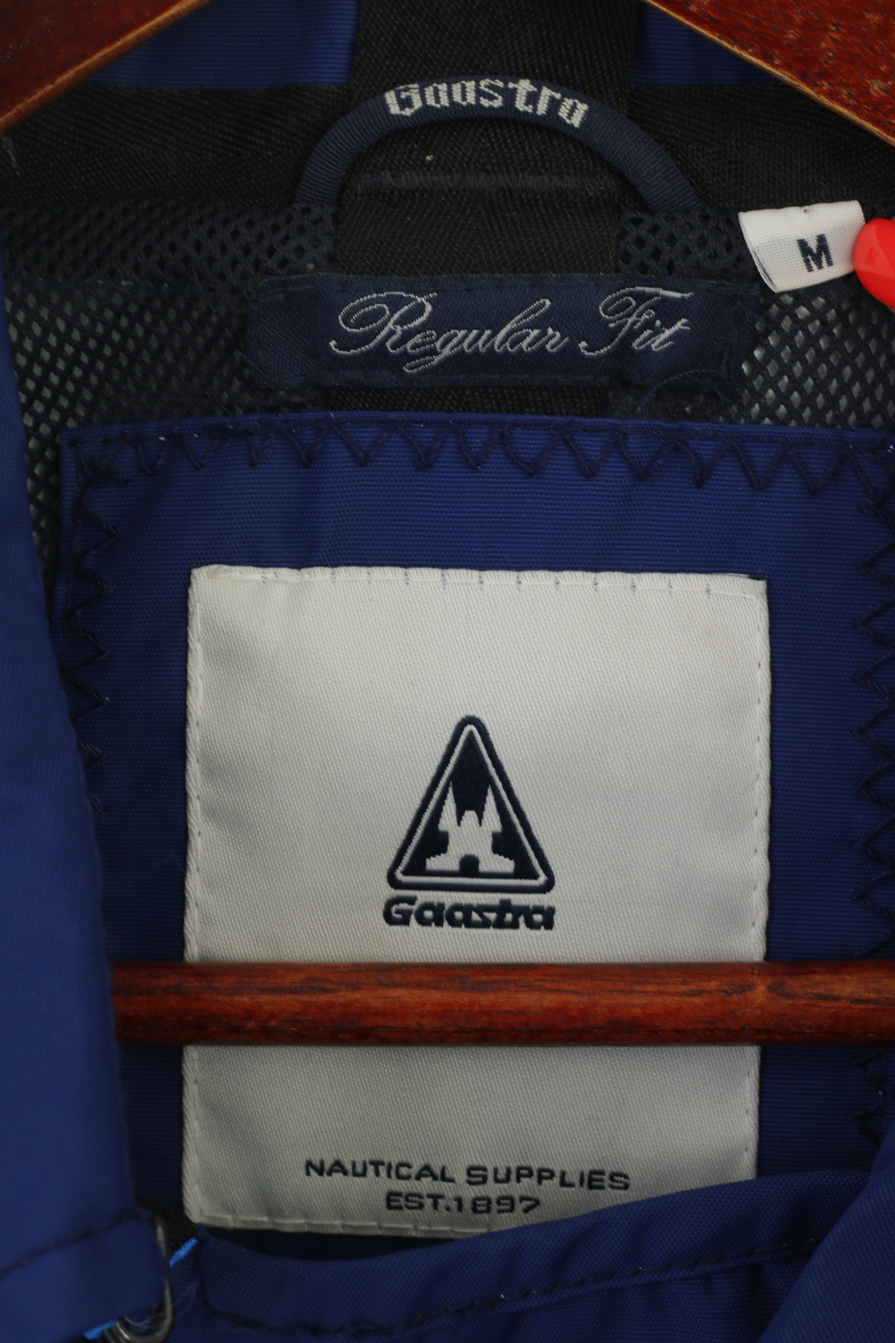 gehandicapt Schrijf op Wanten Gaastra Men M Jacket Blue Nylon Waterproof Regular Fit Nautical Suppli –  RetrospectClothes