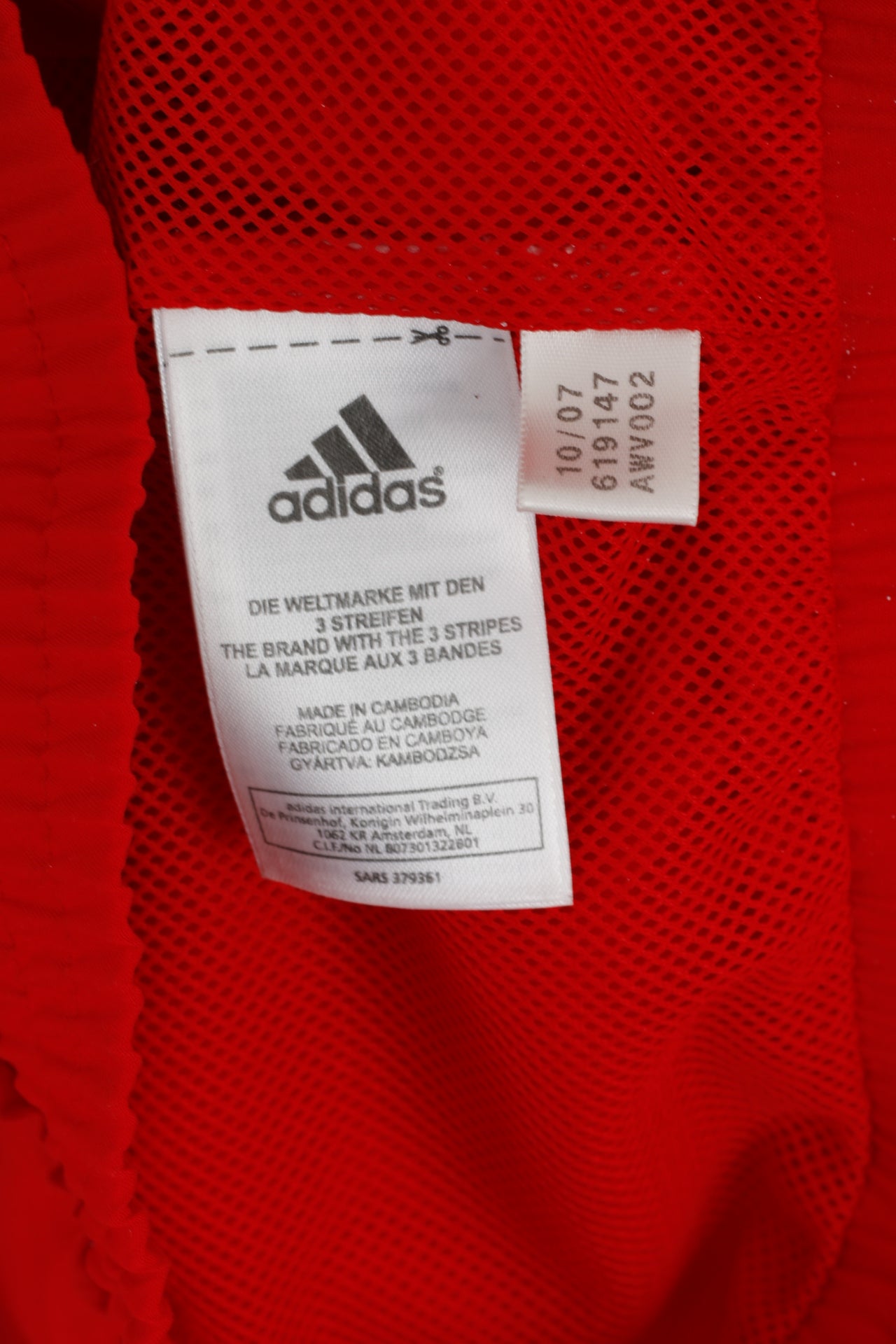 Adidas Men M 180 Jacket Activewear Full Zipper Mesh Lined To – RetrospectClothes