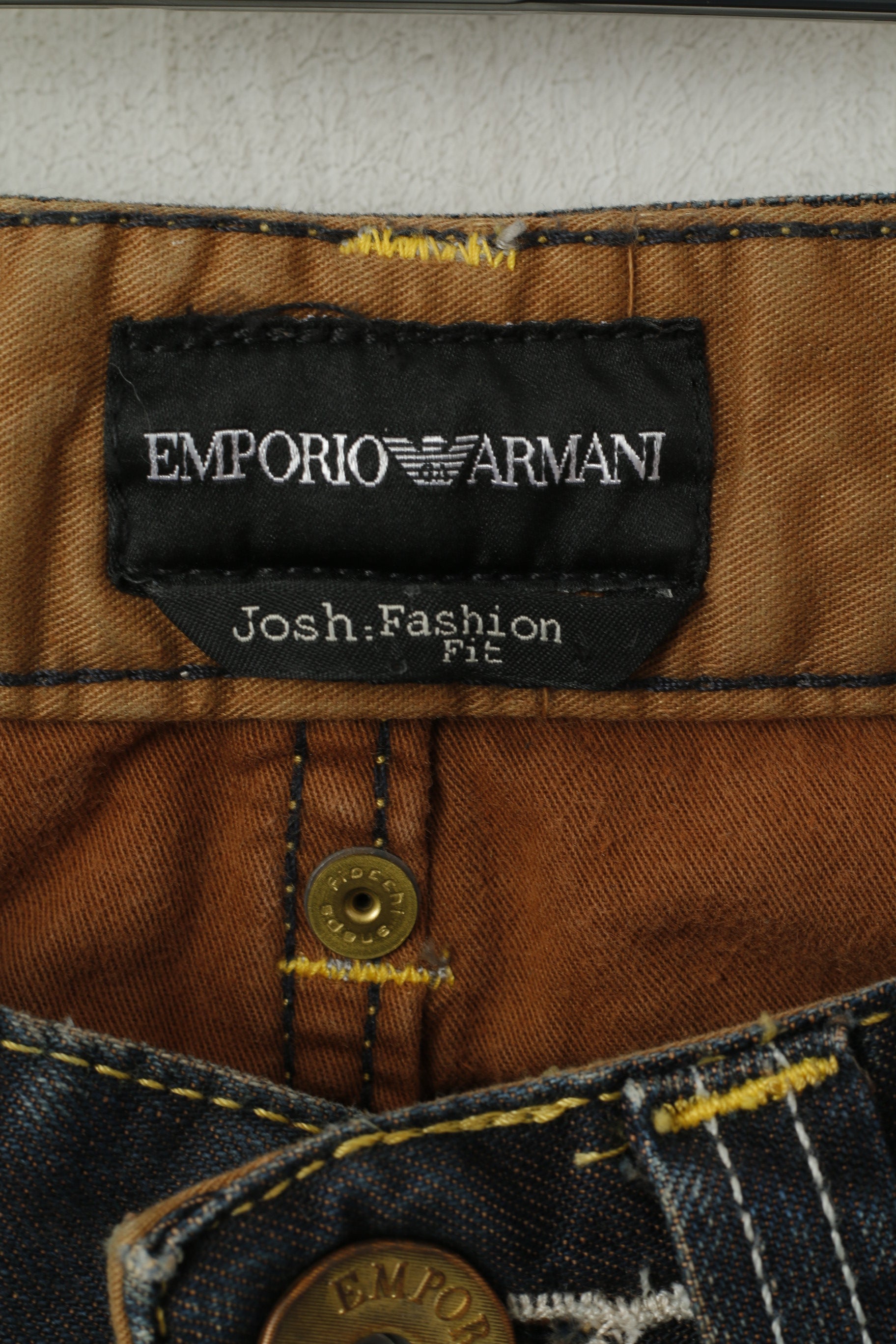 Emporio Armani Men 30 46 Jeans Trousers Navy Vintage Denim Josh Line P –  RetrospectClothes