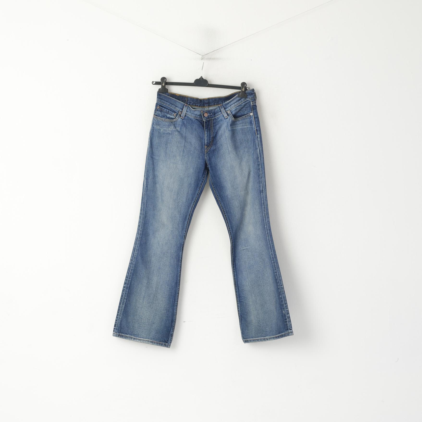 Levi's 529 Womens 32 Jeans Trousers Denim Cotton Navy Curve Bootcut Pa –  RetrospectClothes