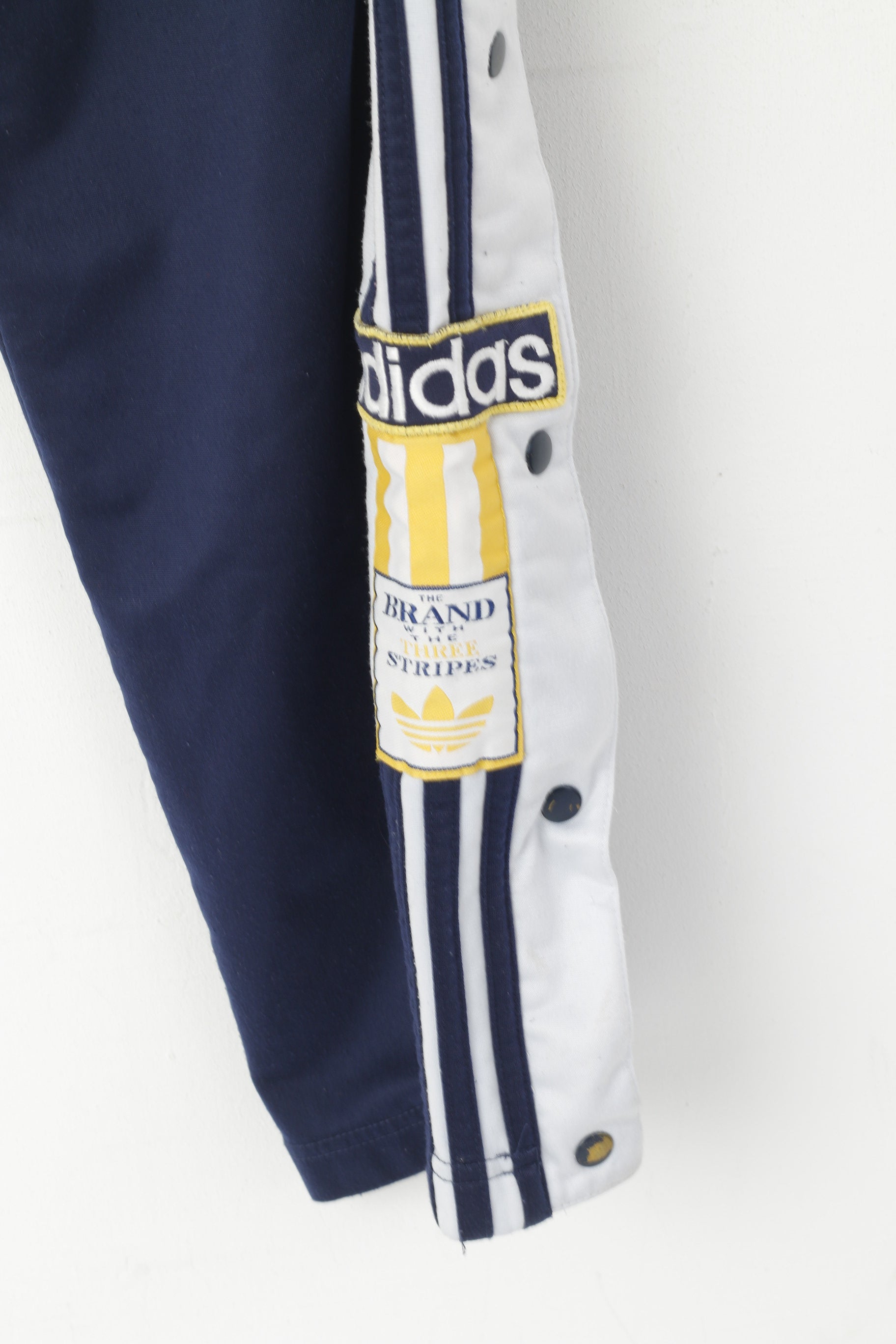 Adidas Men F204 Sweatpants Navy Vintage Snap Side Track – RetrospectClothes