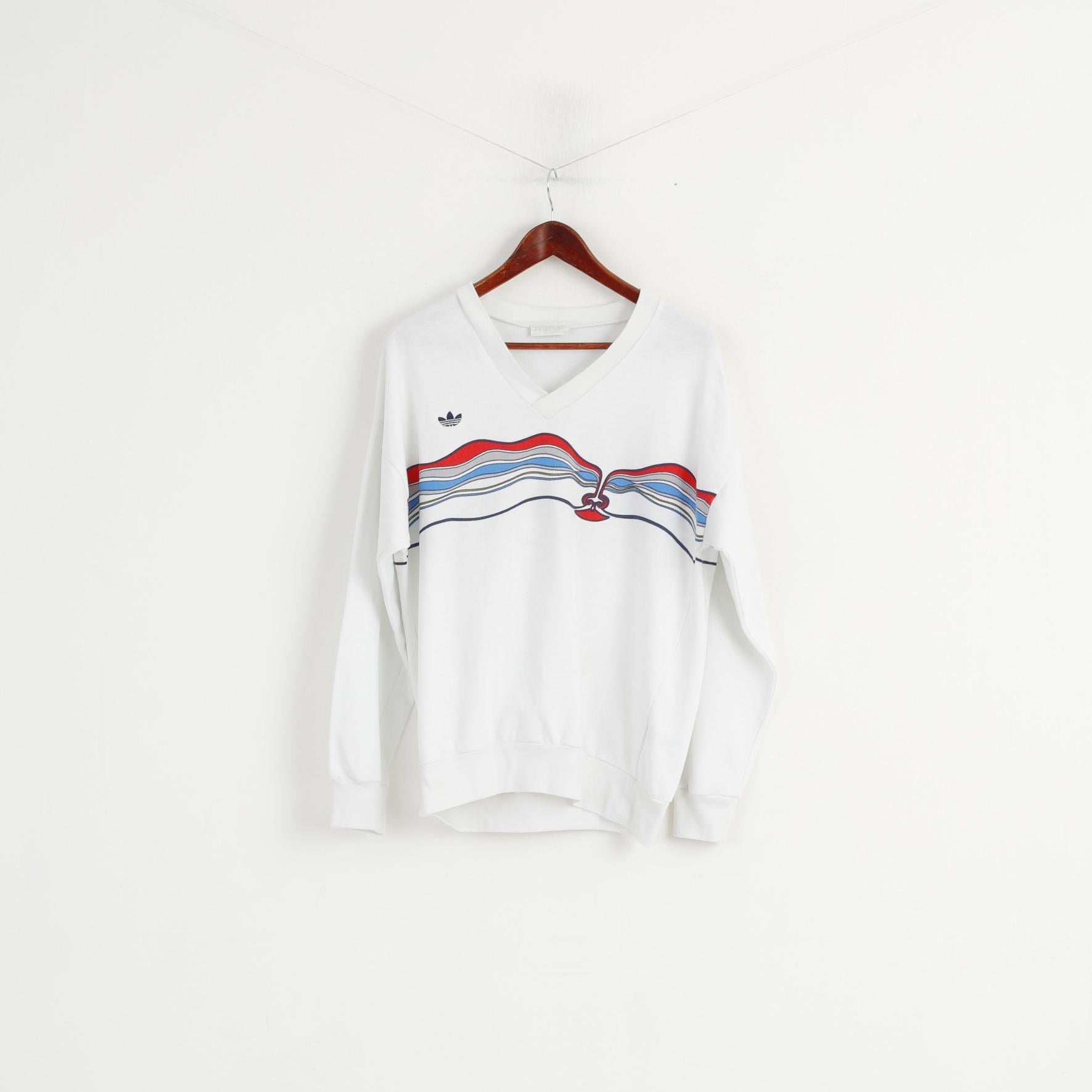 adidas mens white sweatshirt