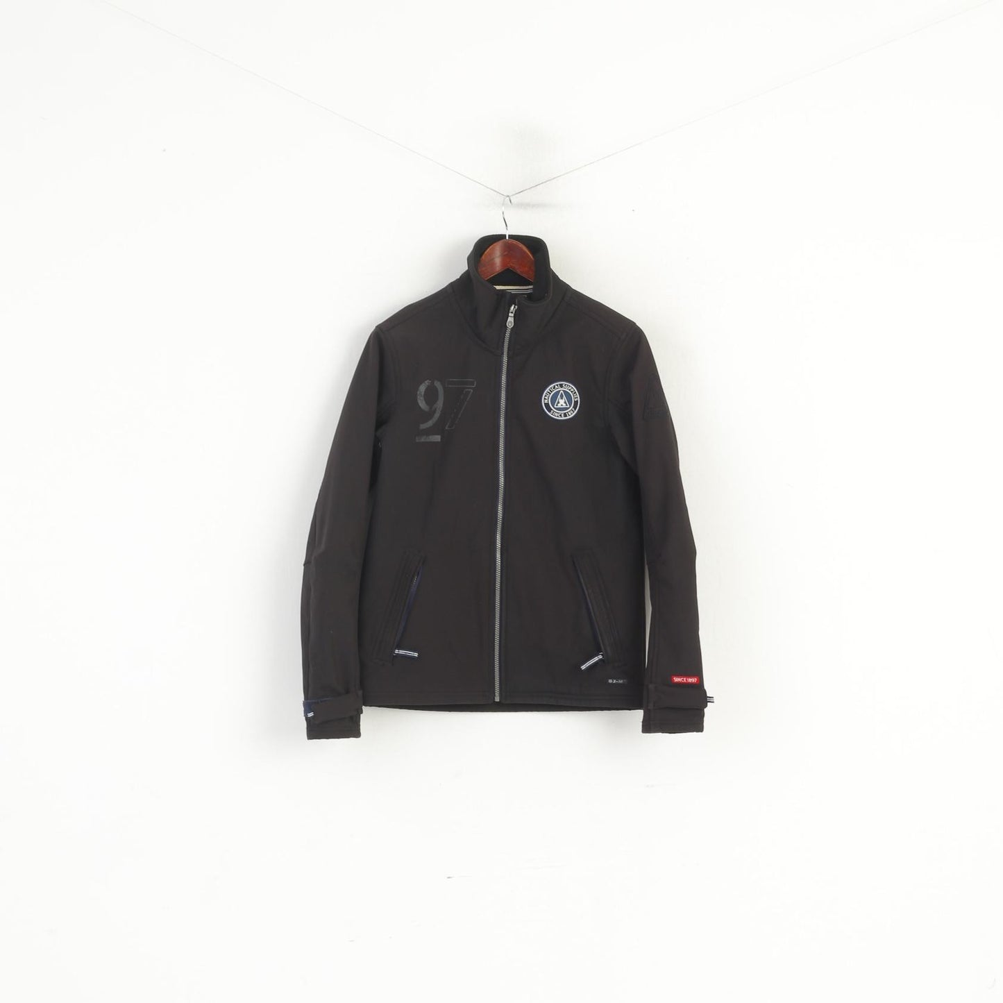 Gaastra Nautical Supplies Men Jacket Black G3-M Windproof Softshell – RetrospectClothes