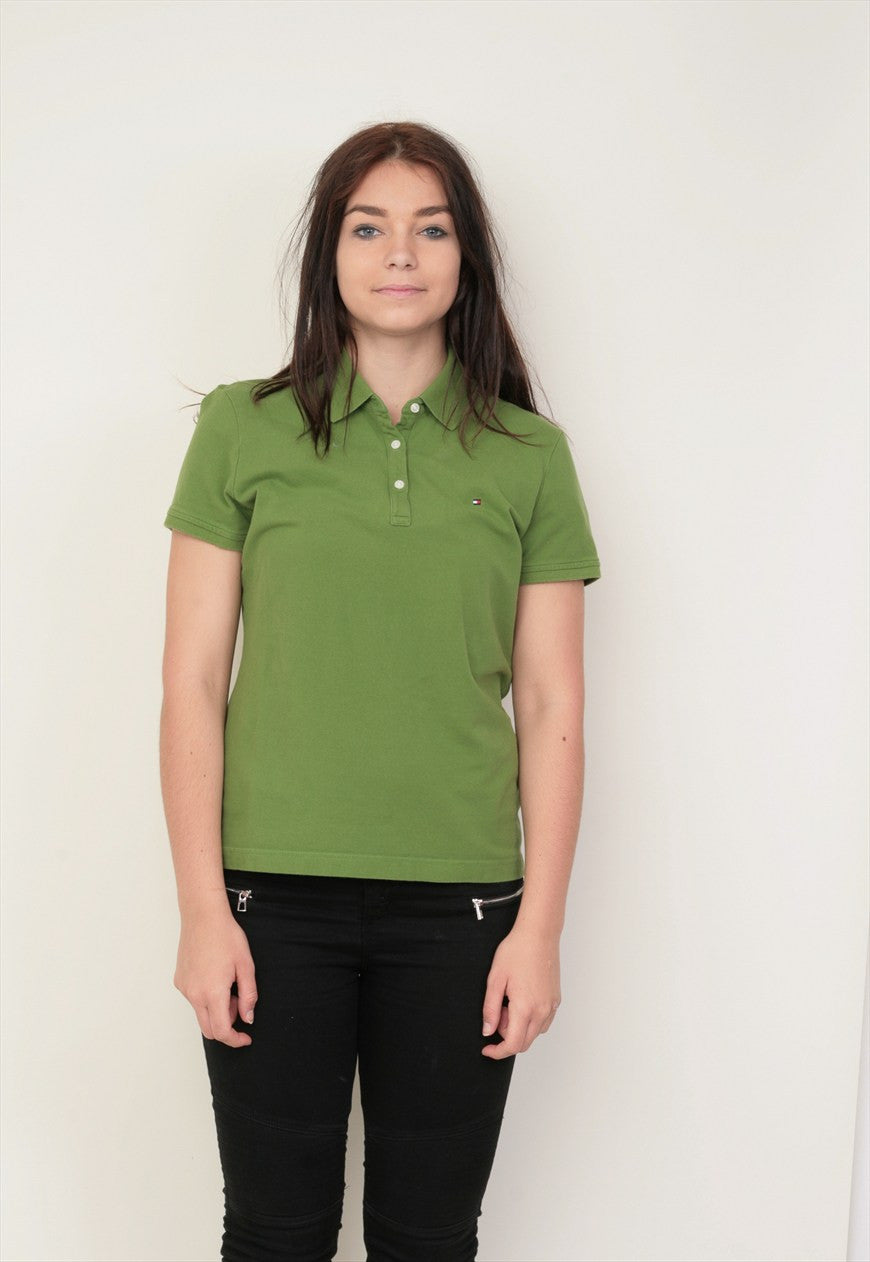 tommy hilfiger green polo