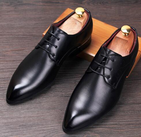mens smart pointed shoes