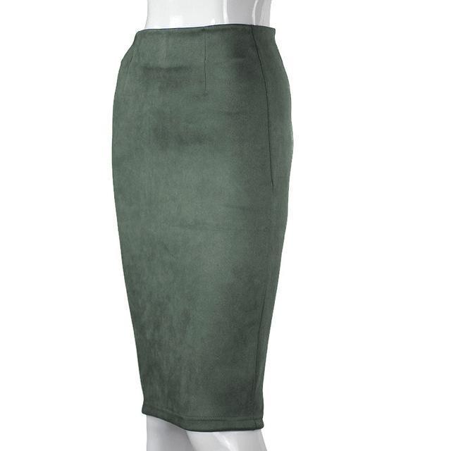 stretchy bodycon skirt