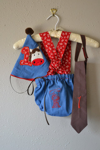 1st birthday farm outfit