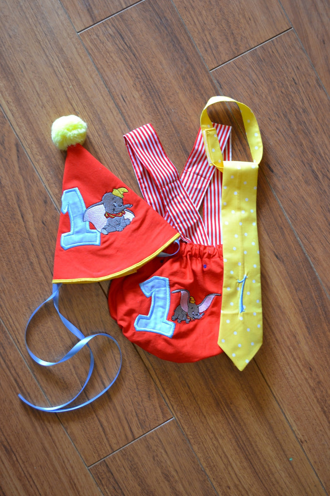 dumbo first birthday outfit