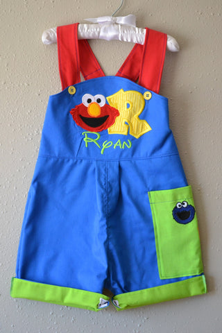 Longalls Shortalls Tagged 1st Birthday Outfit Boogerbear