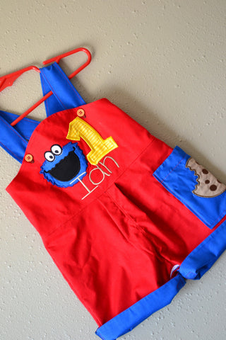 sesame street boy birthday outfit