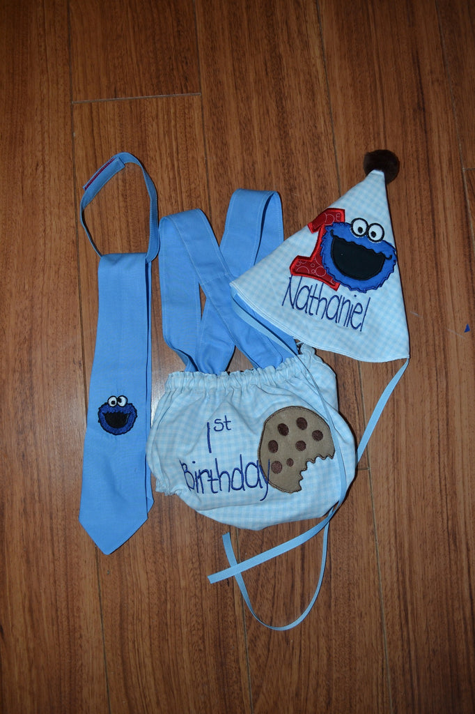 sesame street 1st birthday outfit