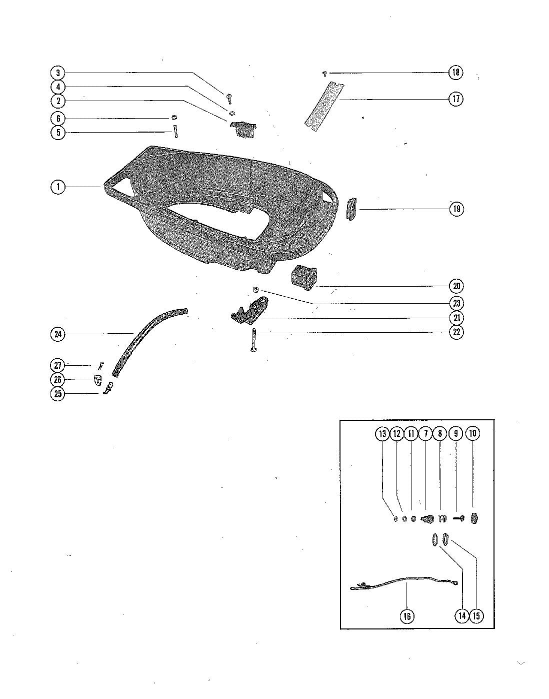 Mercury 500 BOTTOM COWL ASSEMBLY Diagram