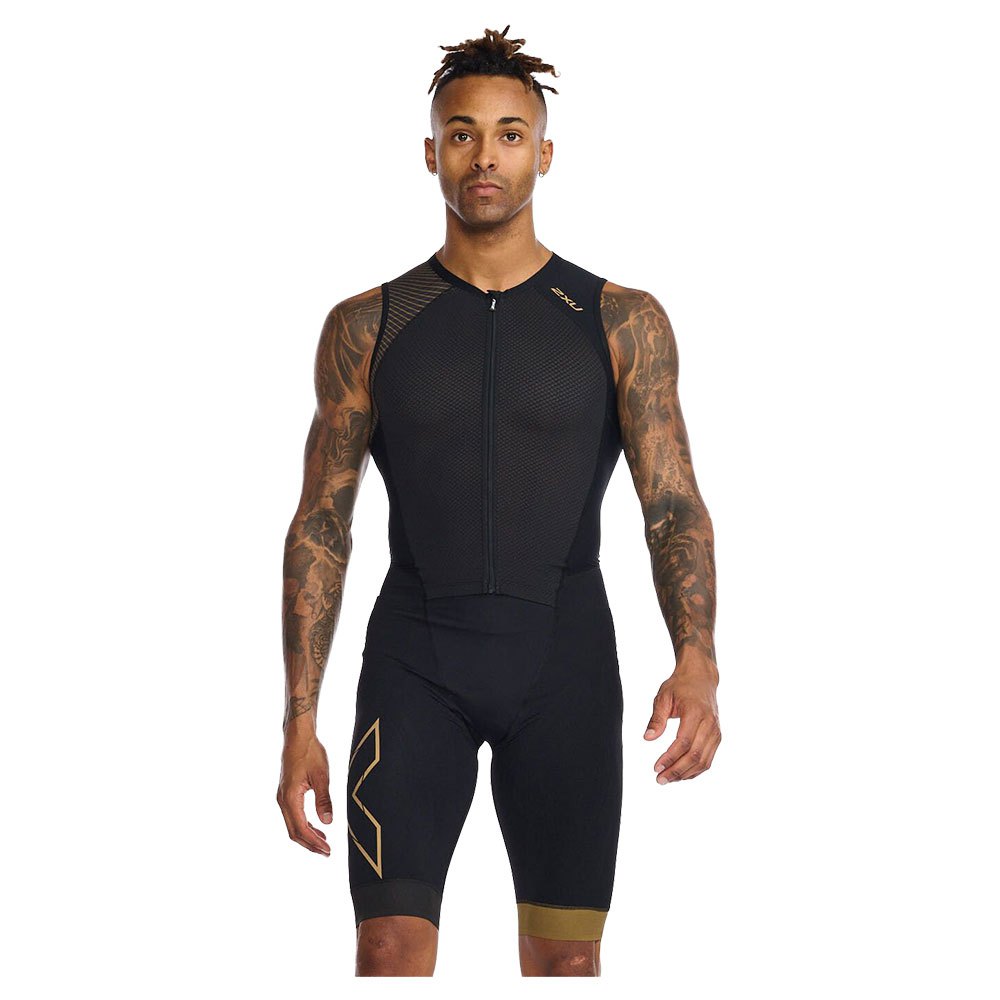 2XU Light Speed Long Sleeve Trisuit Black