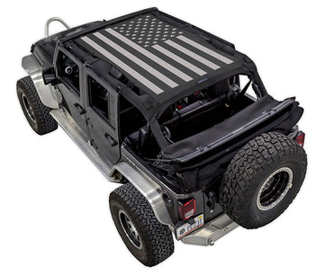 LJ Tactical Flag Solid Jeep Wrangler - SPIDERWEBSHADE