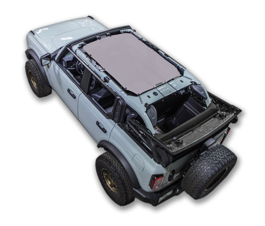 Ford Bronco Sunshade Mesh Top - SPIDERWEBSHADE