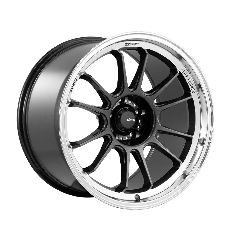 1 X Konig 47MC Hypergram 17X8 4X100 73.1 Hub +45 Offset Metallic Wheel Rim