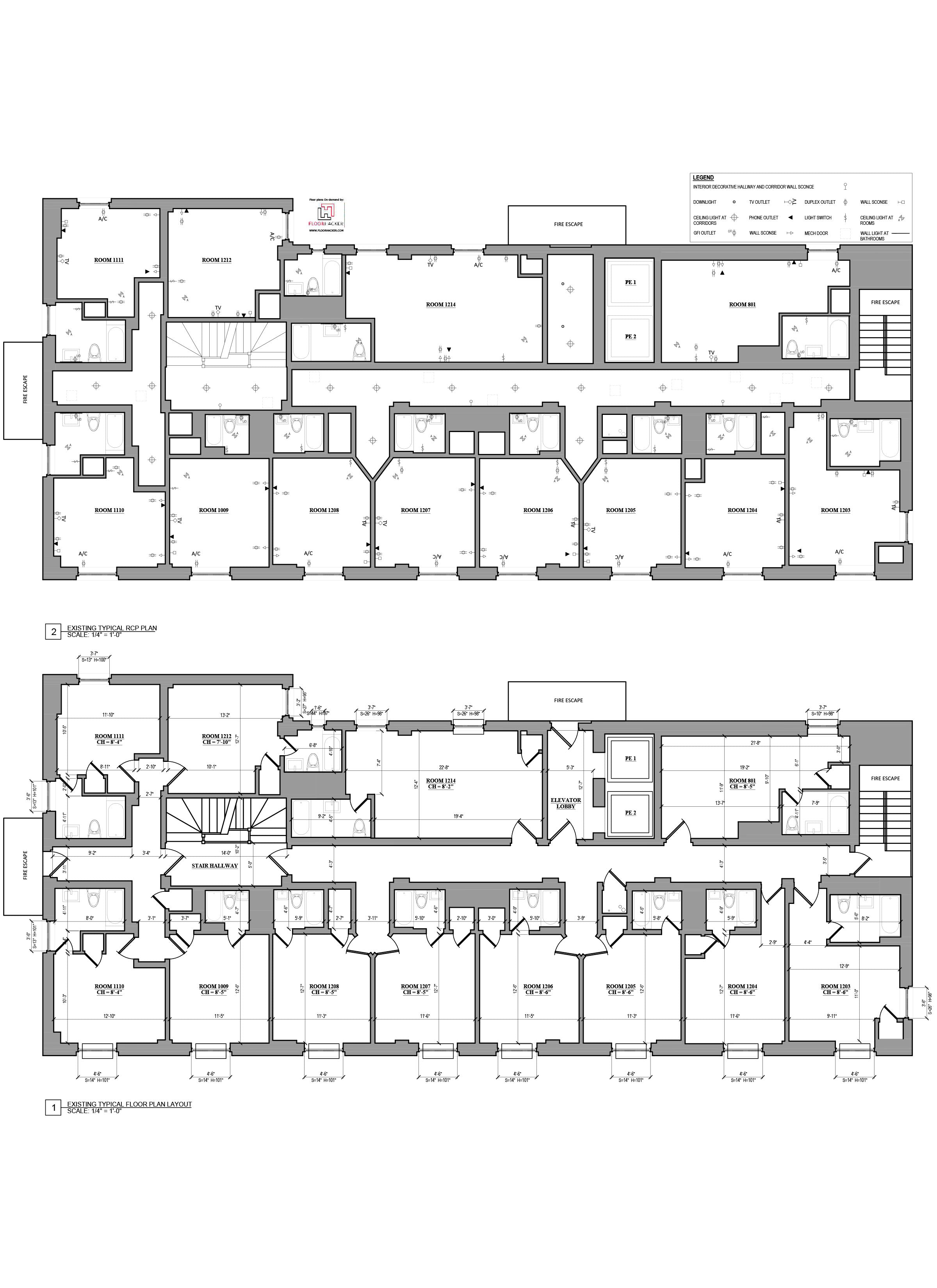 cost per sq ft for as built drawing washington dc