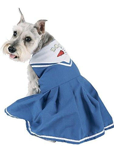 Dog Costume Football Player Athlete Jock Jersey Choose Blue or Red (Size 5  Blue)