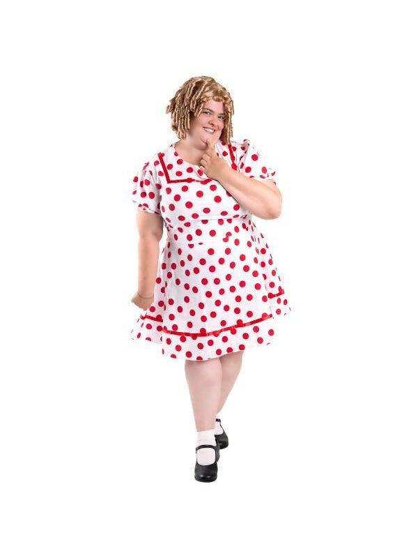 shirley temple red polka dot dress