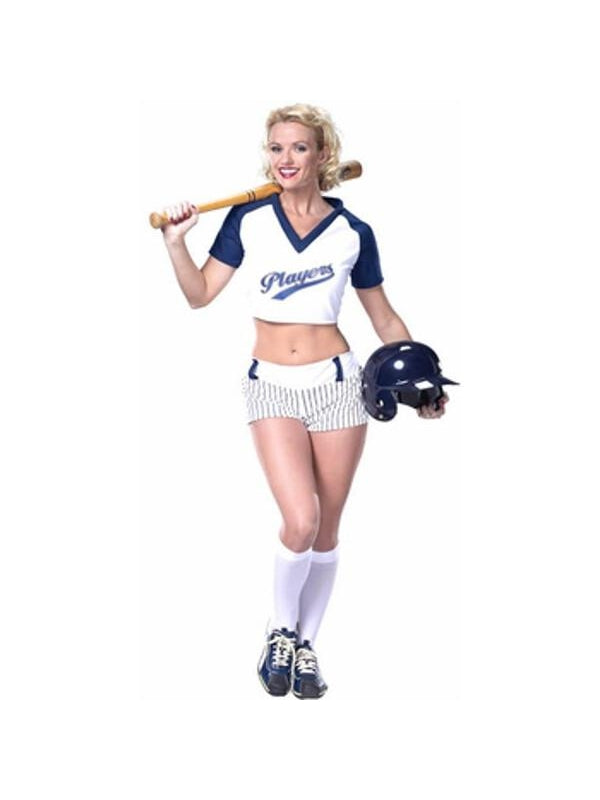 Adult Sexy Baseball Player Girl Costume
