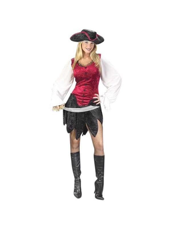 Adult Sexy First Mate Pirate Costume 0544