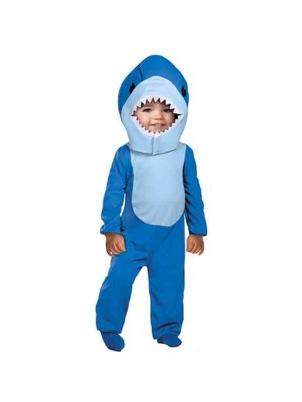 blue baby shark costume