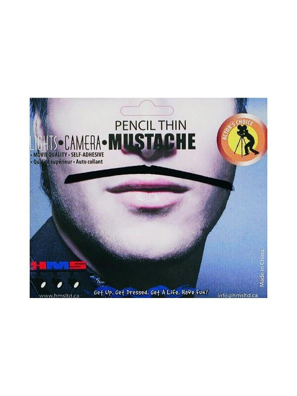 Black Pencil Mustache-COSTUMEISH