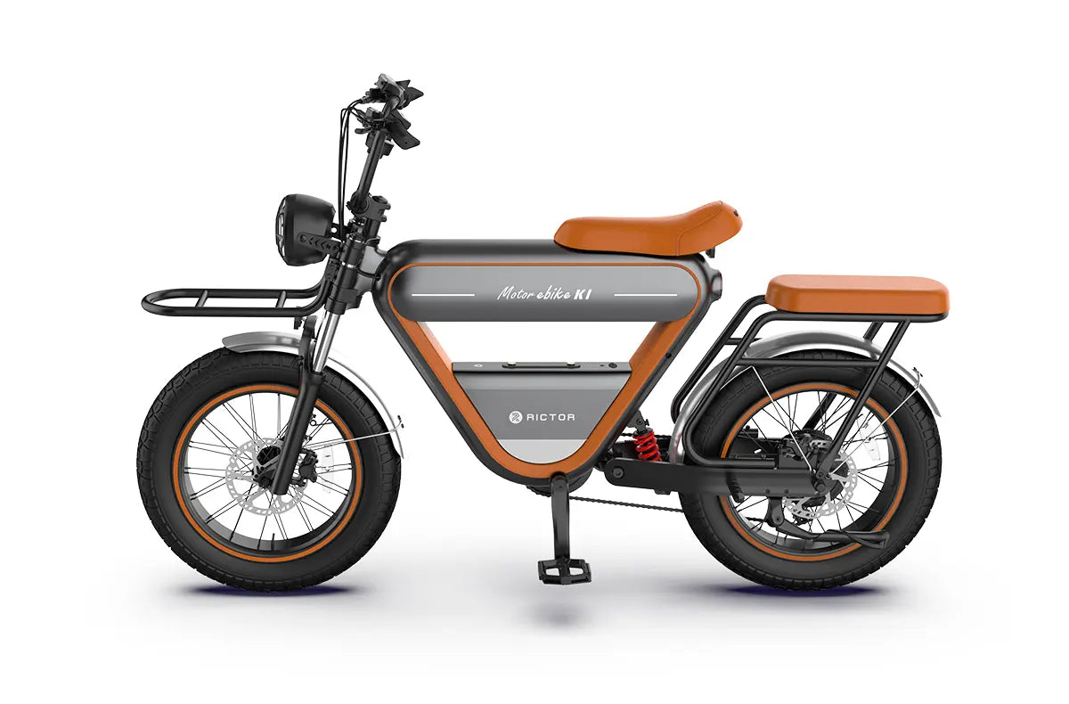RICTOR K1 cafe racer electric bike with two seater