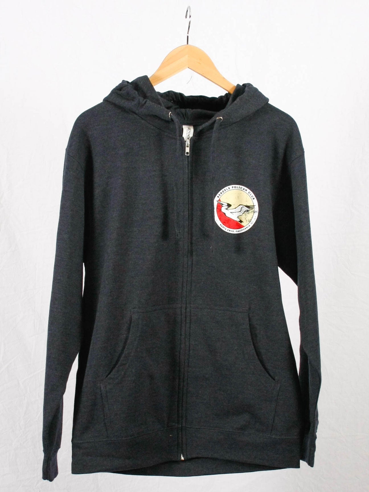 heather navy hoodie