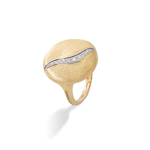 Marco Bicego® Jaipur Collection 18K Yellow Gold and Diamond Accent Medium Ring