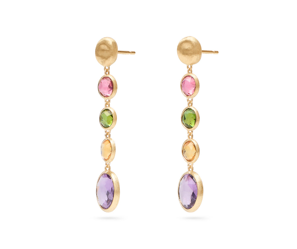 Marco Bicego® Jaipur Color Collection 18K Yellow Gold Mixed Gemstone D