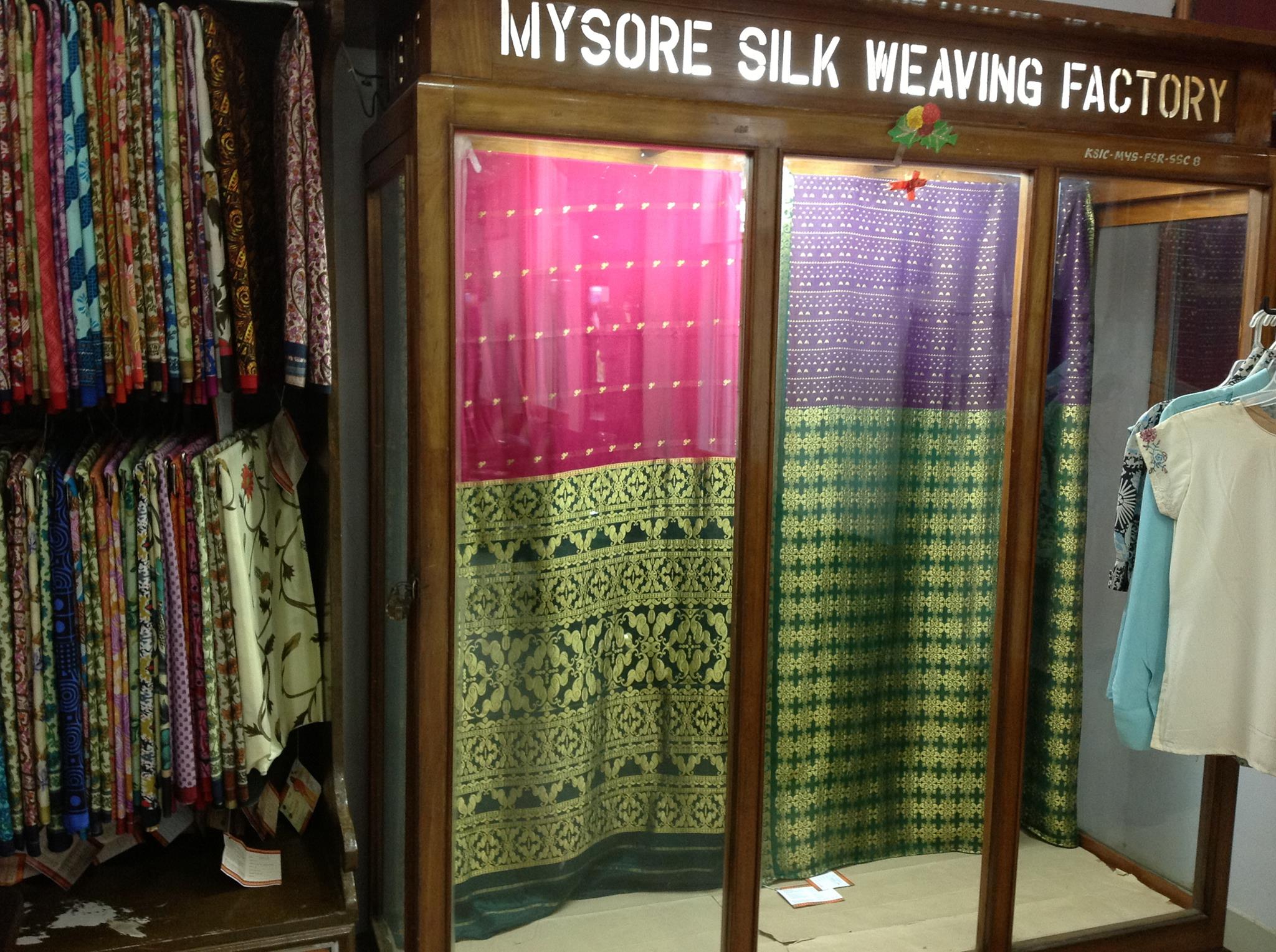 Mysore silk treasures @ KSIC shop