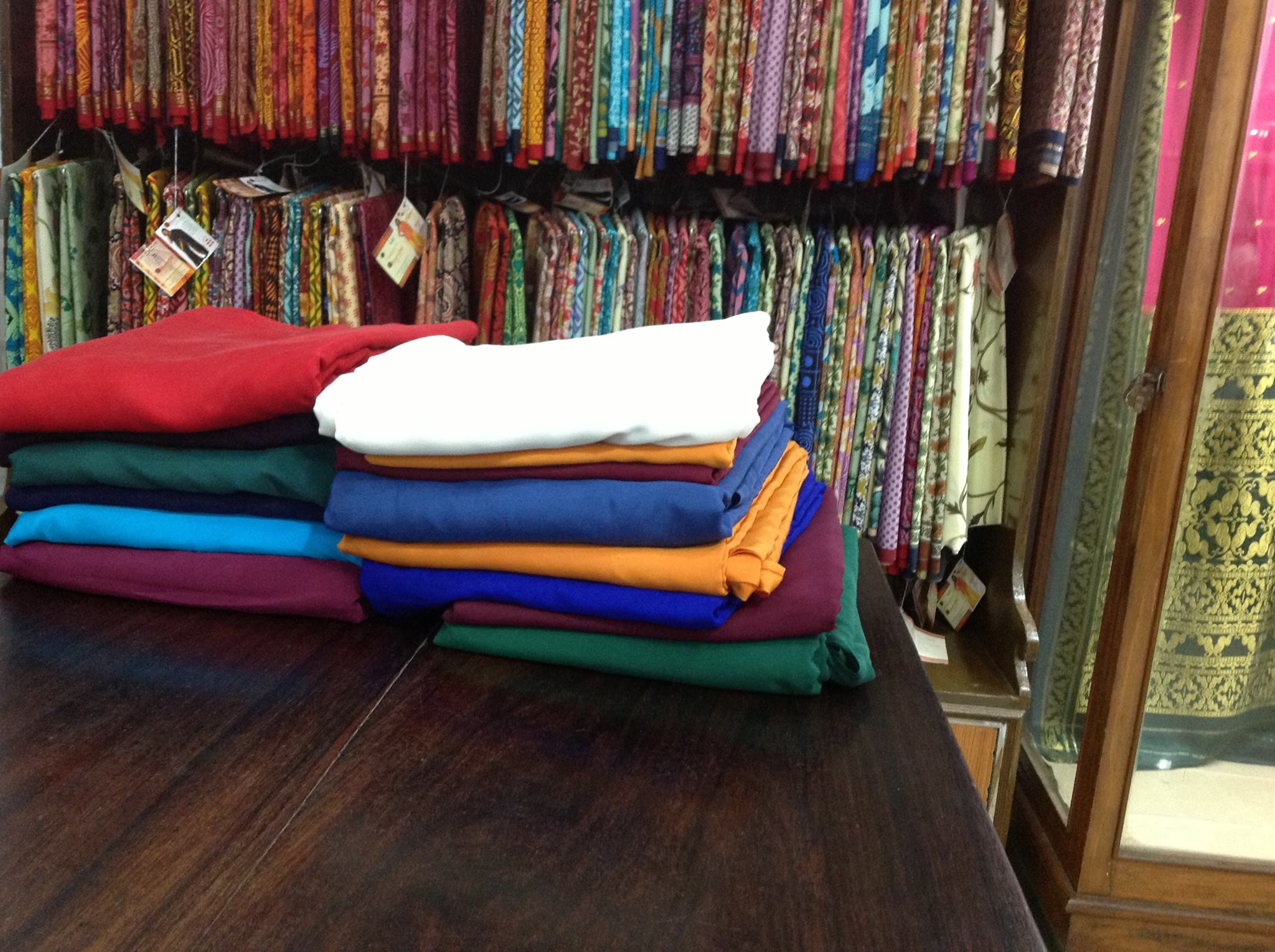 Stacks of silks