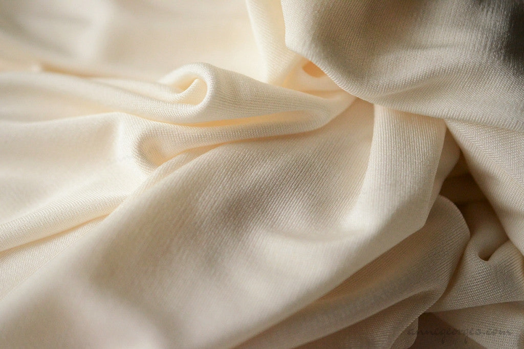 Silk Interlock Jersey Fabric ( Silk 