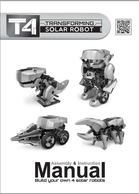 4 in 1 solar robot