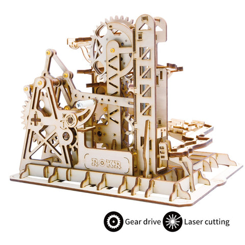 mechanical gears 3d wooden puzzle