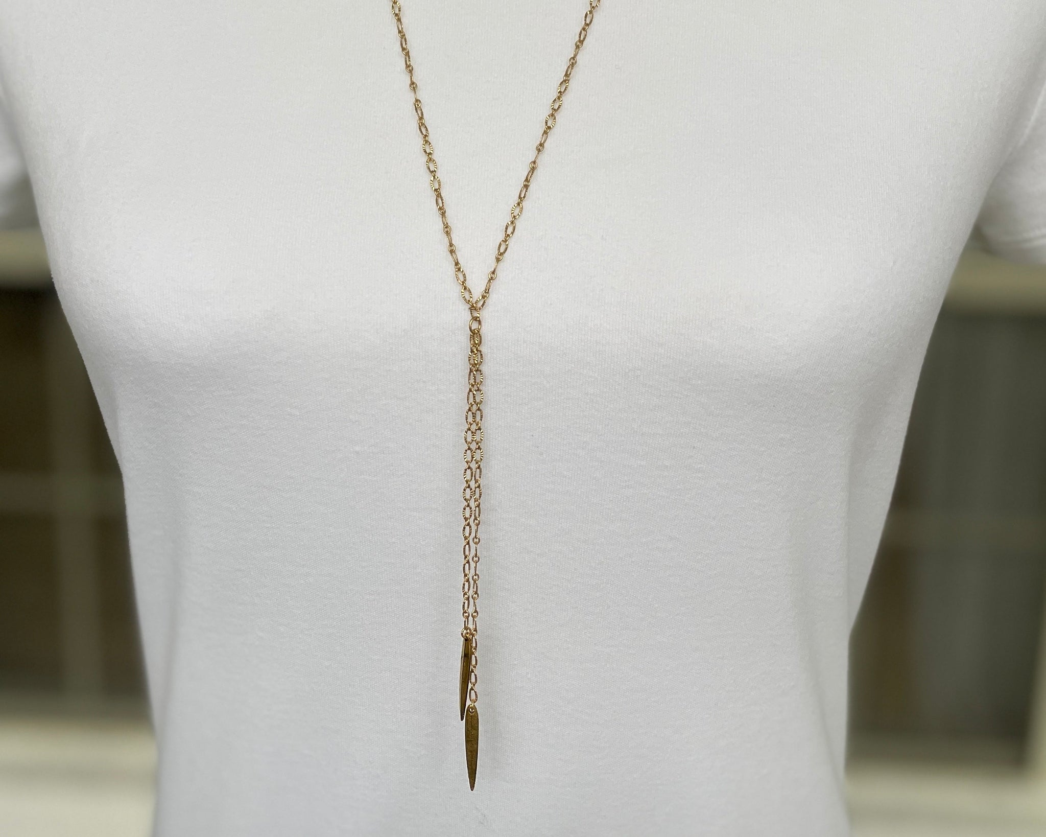 double lariat necklace