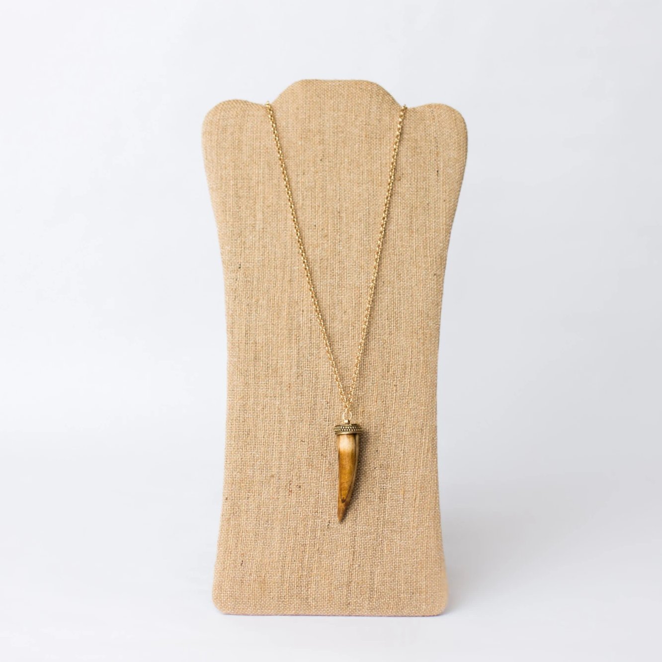 Horn Pendant Necklace