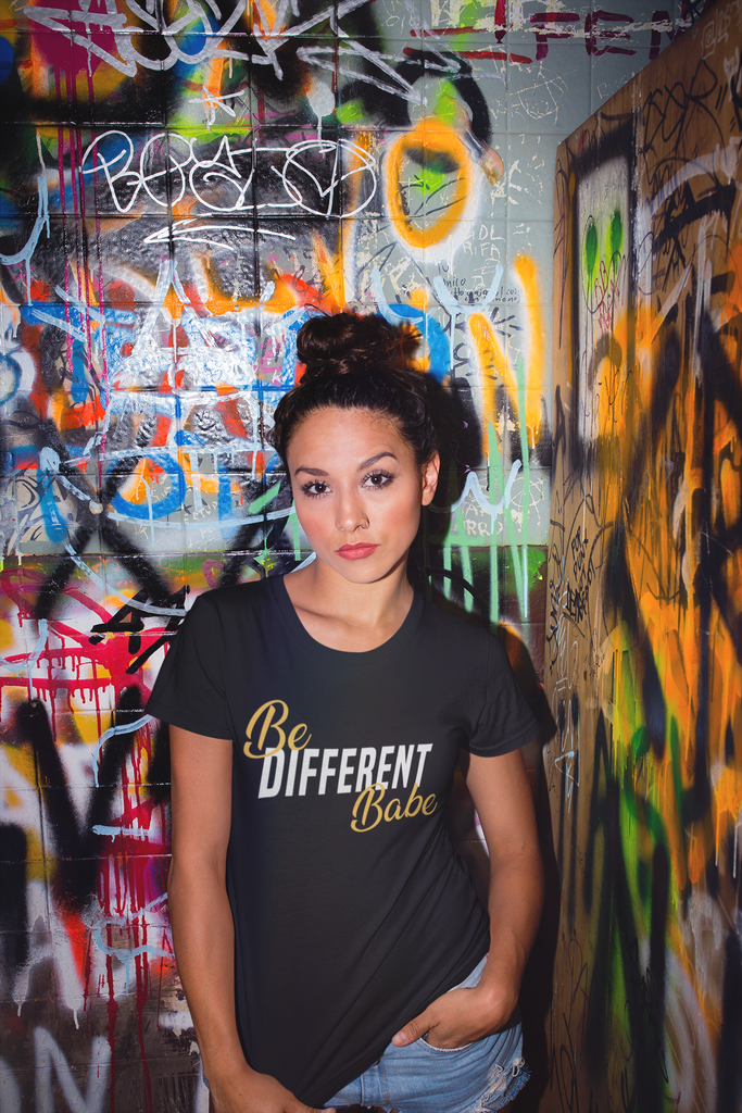 Be Different Babe T-Shirt (Black)