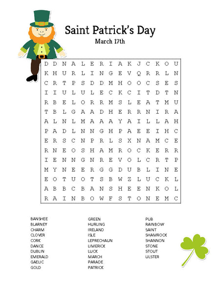 Holiday Word Search Puzzles - PRINTABLE PDF – Puzzles to Print