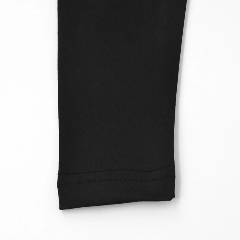 Women's V-Neck Long Sleeve Black Maxi Dress Autumn Fashion - Image 6