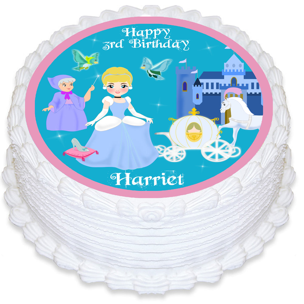 Alice in Wonderland Round Edible Cake Topper – Deezee Designs