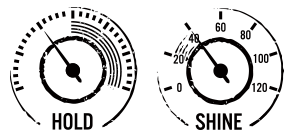 Hold and Shine Dials