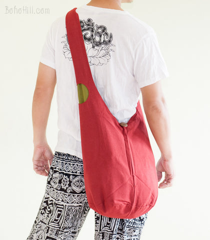 sling bag with water bottle pocket