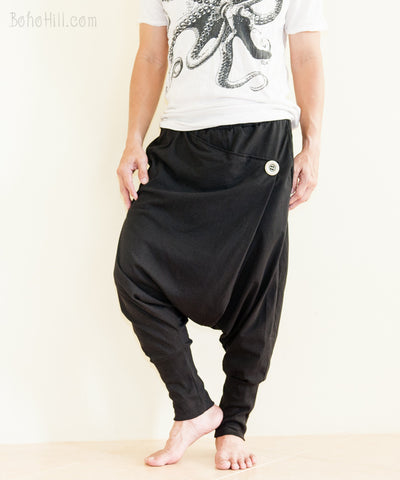 cotton jersey harem pants