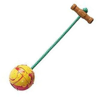 KLIN Solid Rubber Ball on a Rope with 