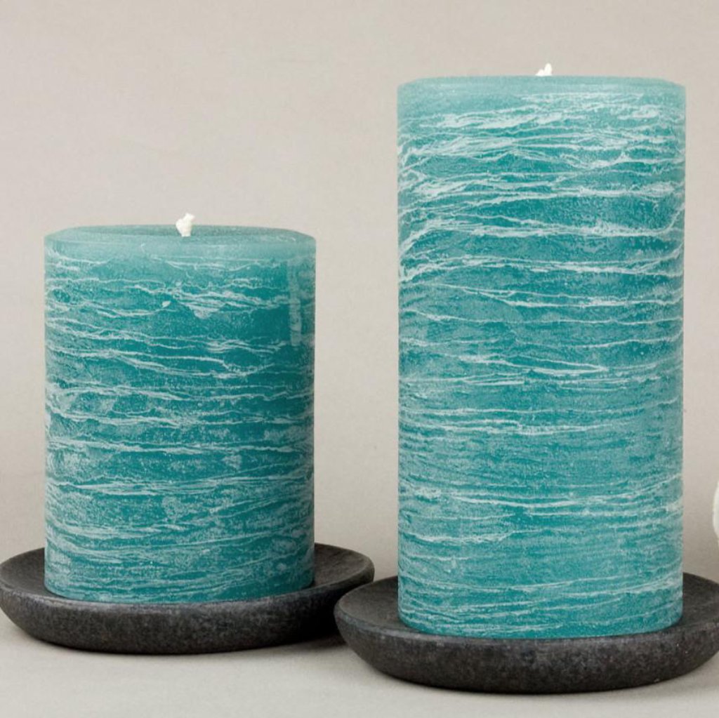 teal candles