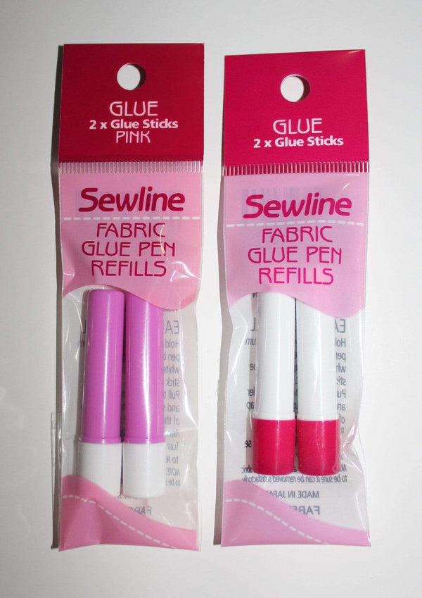 Sewline Fabric Pen Glue Refill Blue 2 Pack FAB50013
